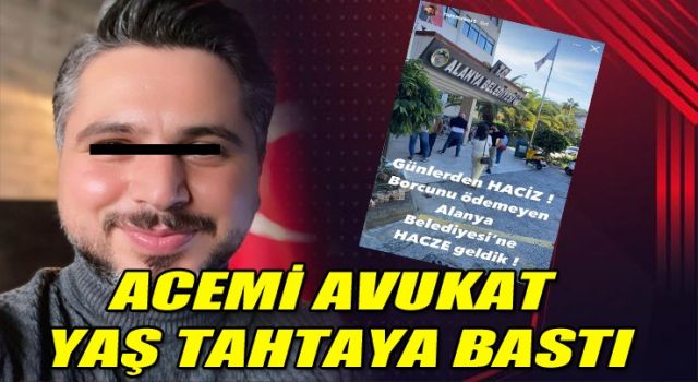 acemi avukat yaş tahtaya bastı