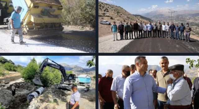 Alanya Belediyesi yayla yollarına 35 km asfalt döktü