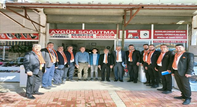 BAŞKAN ADAYI MEHMET YAMAN BATI MAHALLELERİNDE ÜYELERİ ZİYARET ETTİ