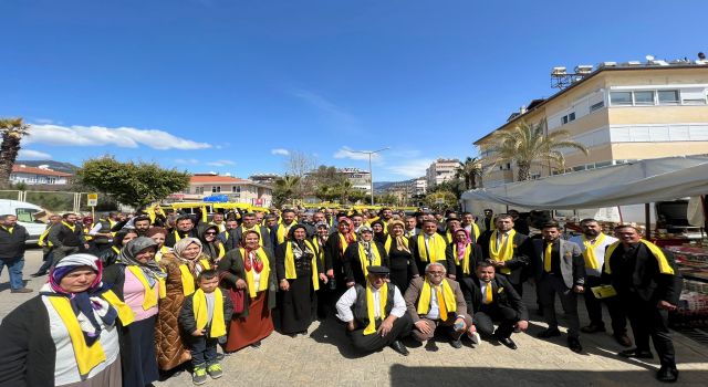 BAŞKAN ADAYI ALİ DEĞİRMEN OBA’DA BAŞKANLIĞA YÜRÜDÜ