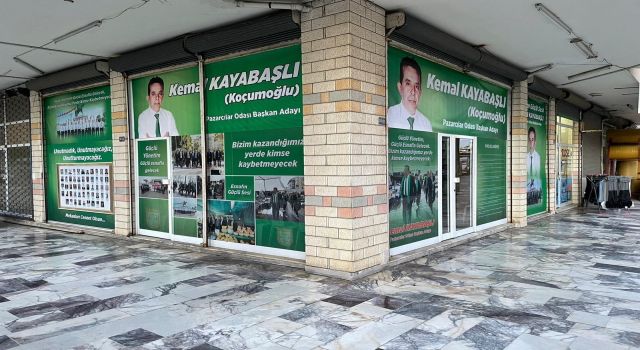 BAŞKAN ADAYI KAYABAŞLI SEÇİM OFİSİNİ AÇIYOR