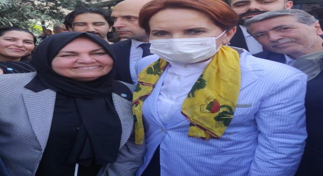 İYİ PARTİ KADIN POLİTAKALAR BAŞKANI ŞENOL GÜLBAHÇE MERAL AKŞENER’LE BİR ARAYA GELDİ