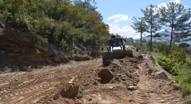 ALANYA ÜZÜMLÜ YOLU GENİŞLETİLİYOR