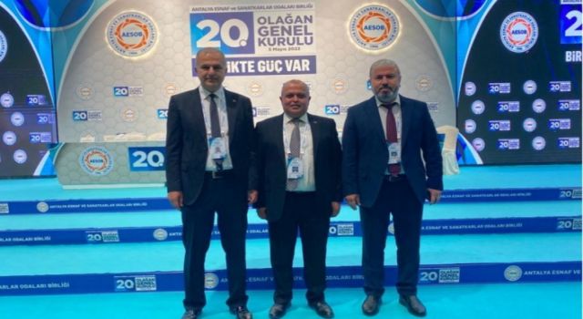 ALANYA’DAN DÖRT ODA BAŞKANI ANTALYA YÖNETİMİNDE