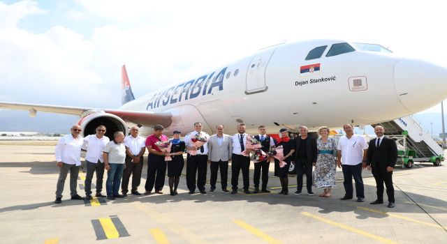 SIRBİSTAN’I ALANYA’YA BAĞLAYAN SEFERLER RESMEN BAŞLADI