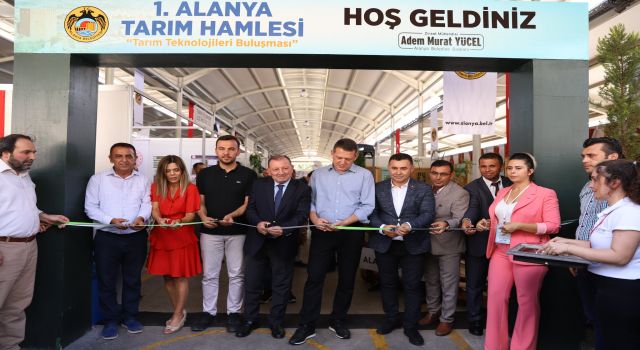 1. ALANYA TARIM HAMLESİ FUARI AÇILDI