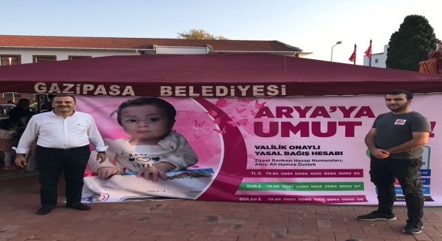 TOKSÖZ ARYA BEBEĞİN KAMPANYASINA ÖNCÜ OLDU