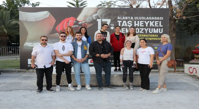 17. ALANYA ULUSLARARASI TAŞ HEYKEL SEMPOZYUMU’NA YOĞUN İLGİ