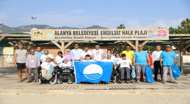 ALANYA BELEDİYESİ ENGELSİZ HALK PLAJI’NDA ANLAMLI ETKİNLİK