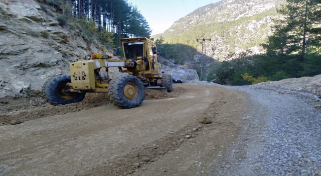 ALANYA KIRSALINDA KIŞ HAZIRLIKLARI SÜRÜYOR