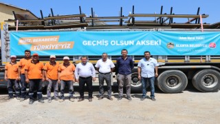 Alanya belediyesinden Akseki’ye yardım eli