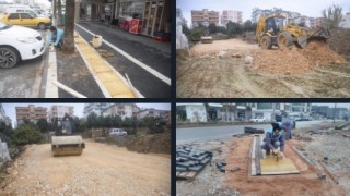 Alanya belediyesi yol açma çalışmaları devam ediyor