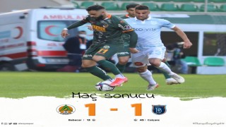 ALANYASPOR EVİNDE BERABERE KALDI