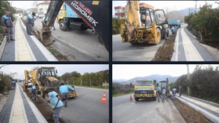 ALANYA BELEDİYESİ’NDEN ŞEHİR MERKEZİNDE HUMMALI ÇALIŞMA