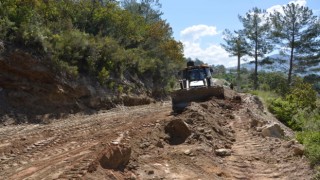 ALANYA ÜZÜMLÜ YOLU GENİŞLETİLİYOR