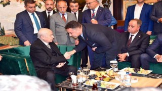 BAŞKAN YÜCEL DEVLET BAHÇELİ İLE KONYA’DA GÖRÜŞTÜ 